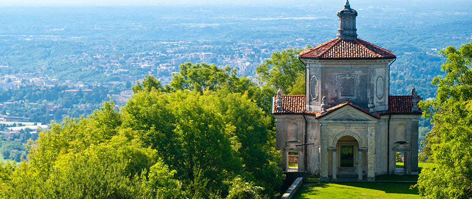 Sacro Monte from above, Varese