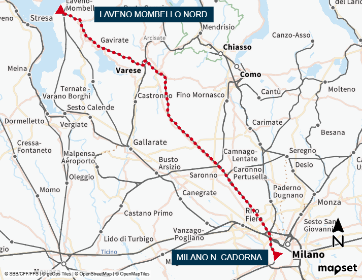 Milano-Domodossola cantieri Trenord